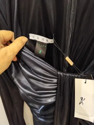 Vestido fiesta negro Claro nuevo