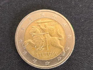 Moneda 2 Euros Lituania 2015
