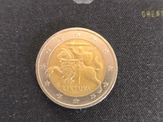 Moneda 2 Euros Lituania 2015