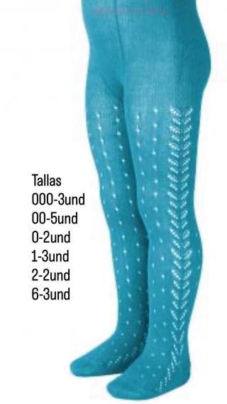 Leotardo turquesa calado Condor