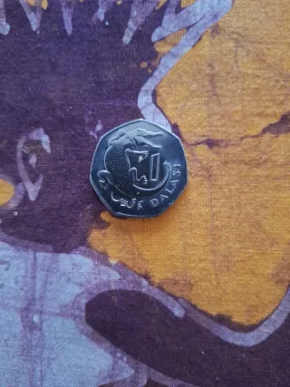 Gambia 1 Dalasi Moneda Cocodrilo