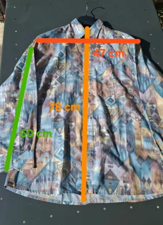 Chemise vintage à motifs