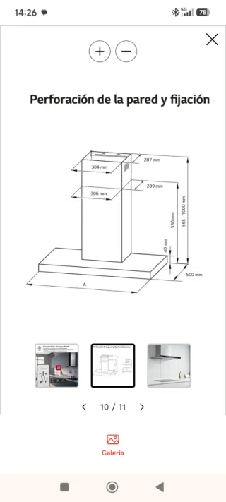 Campana extractora LG nueva sin estrenar