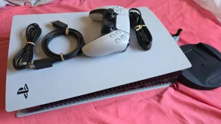 Consola PS5 con Lector discos + Mando + 2 Juegos