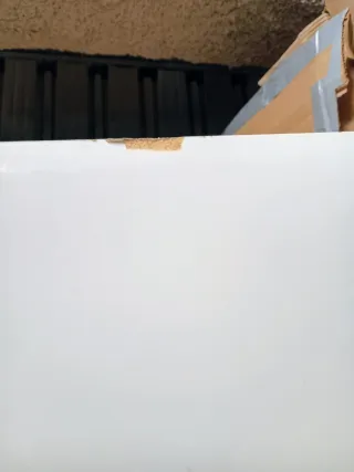 Puerta doble blanca estilo granero