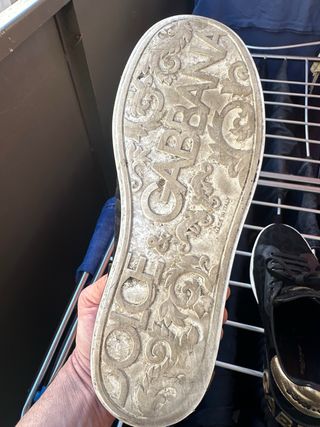 Zapatos Dolce & Gabbana Portofino Negro/Dorado