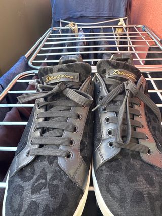 Zapatos Dolce & Gabbana Portofino Negro/Dorado