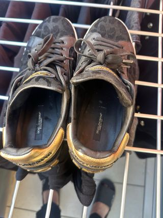 Zapatos Dolce & Gabbana Portofino Negro/Dorado