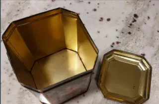 2 Cajas de Té Metálicas