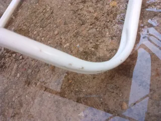 Silla plegable blanca Ikea