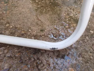 Silla plegable blanca Ikea