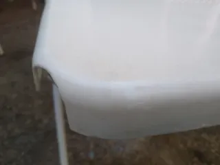 Silla plegable blanca Ikea