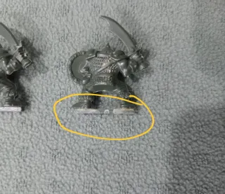 4 Orcos battlemasters