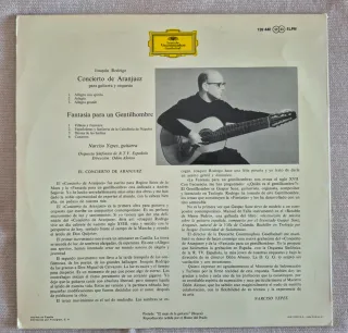 Vinilo Concierto de Aranjuez N. Yepes