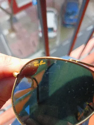 Gafas Ray-Ban Aviator Doradas Mujer