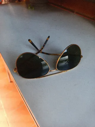 Gafas Ray-Ban Aviator Doradas Mujer