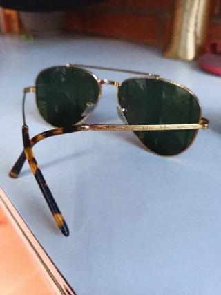 Gafas Ray-Ban Aviator Doradas Mujer