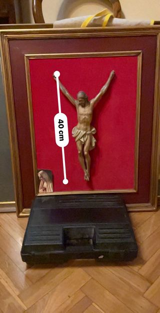 Cuadro crucifijo Cristo Isabelino