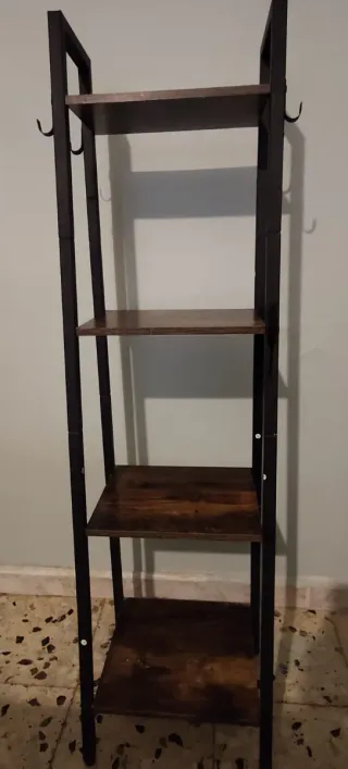 Estantería Escalera Metálica Madera