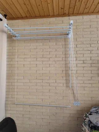 Tendedero pared/techo 12m