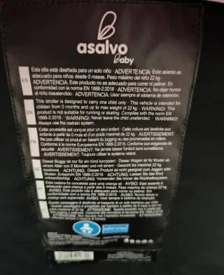 Silla de paseo Asalvo Baby