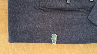 Polo Lacoste Gris Talla XL