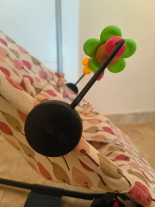 Hamaca BabyBjörn beige + 3 fundas + juguete