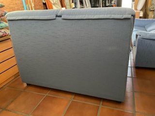 Sofás de 3 y 2 plazas azul