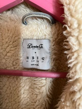 Cazadora vaquera forrada borreguito