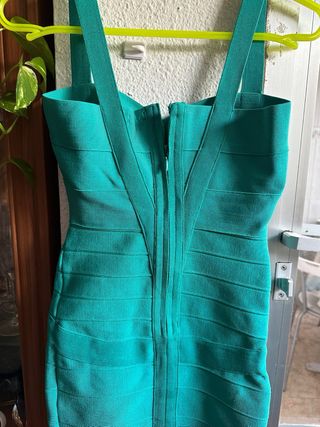 Vestido verde/teal ajustado Sin estrenar