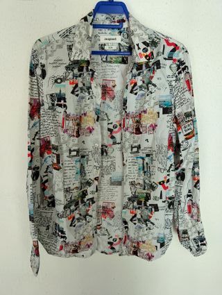 Camisa Desigual hombre talla S SLIM