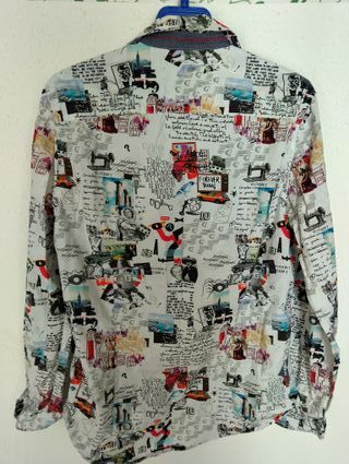 Camisa Desigual hombre talla S SLIM