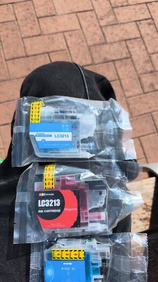 Cartuchos de tinta LC3213 Cyan, Magenta, Yellow