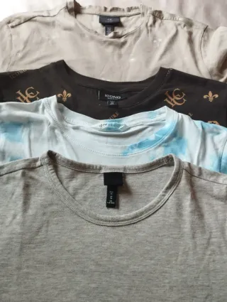 Lote 4 Camisetas Chico Talla XS