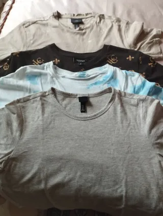 Lote 4 Camisetas Chico Talla XS