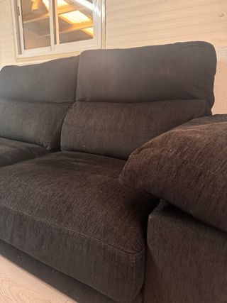 Sofá 2 plazas negro