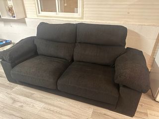 Sofá 2 plazas negro