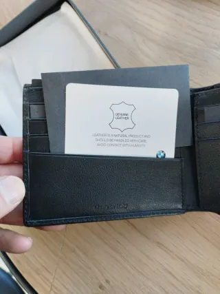 Cartera BMW Piel Negra 80212454668