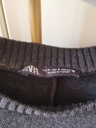 Miniabito grigio con cintura