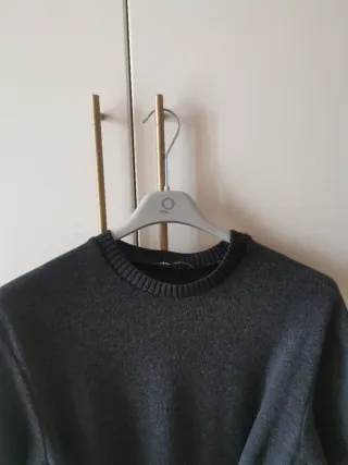 Miniabito grigio con cintura