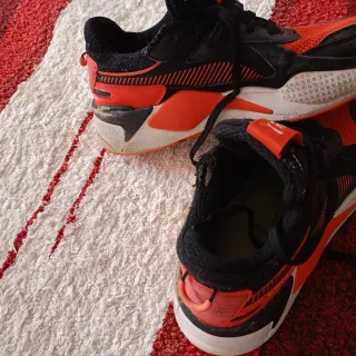 Zapatillas Puma RS-X Negras y Naranjas