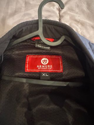 Chaqueta Armure Moto Azul/Gris Sin Usar
