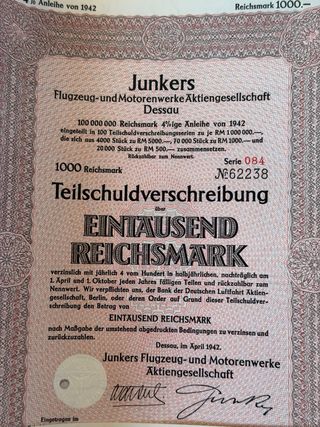 Lote Billetes y Bonos Alemanes Antiguos