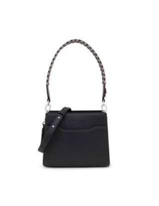 Bolso Tous Audree Safianno Negro Pequeño