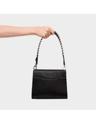 Bolso Tous Audree Safianno Negro Pequeño