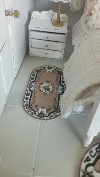 Set 3 Tappeti Miniatura 1:12 Handmade