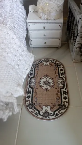 Set 3 Tappeti Miniatura 1:12 Handmade