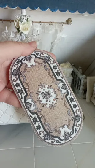 Set 3 Tappeti Miniatura 1:12 Handmade