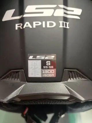 Casco de Moto integral LS2 rapid lll Negro mate