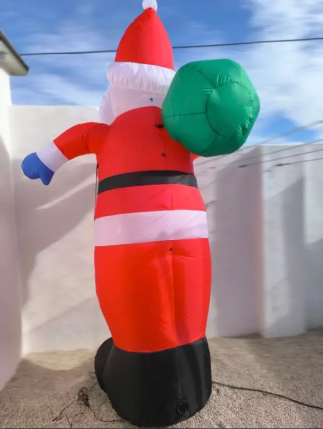 304 CM Papá Noel Inflable con Luz LED